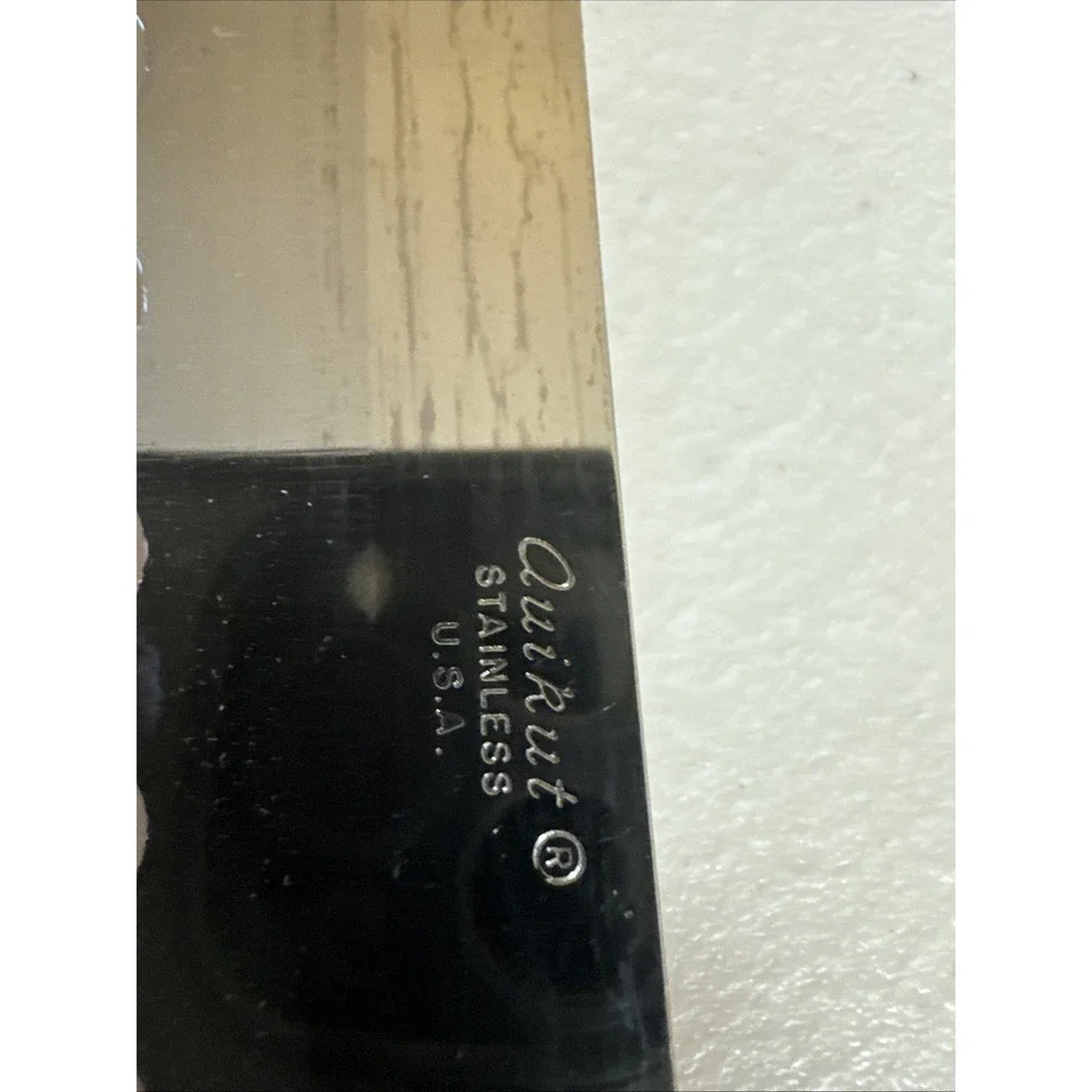 Vintage Quikut Bread Carving Knife Serrated Stainless 8
